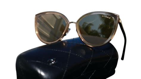 CHANEL Cat Eyes CH4222 Gold Frame & Lens for sale online